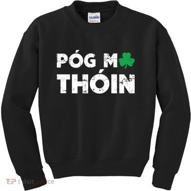 Pog Mo Thoin Shamrock Kids Sweatshirt