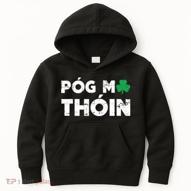 Pog Mo Thoin Shamrock Kids Hoodie