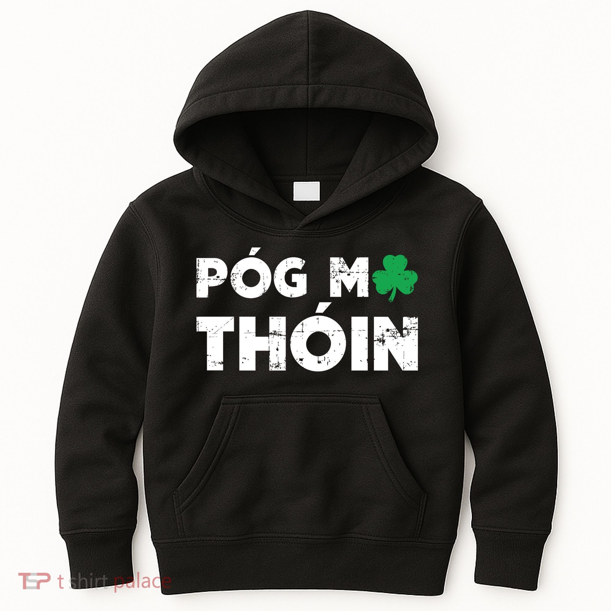Pog Mo Thoin Shamrock Kids Hoodie