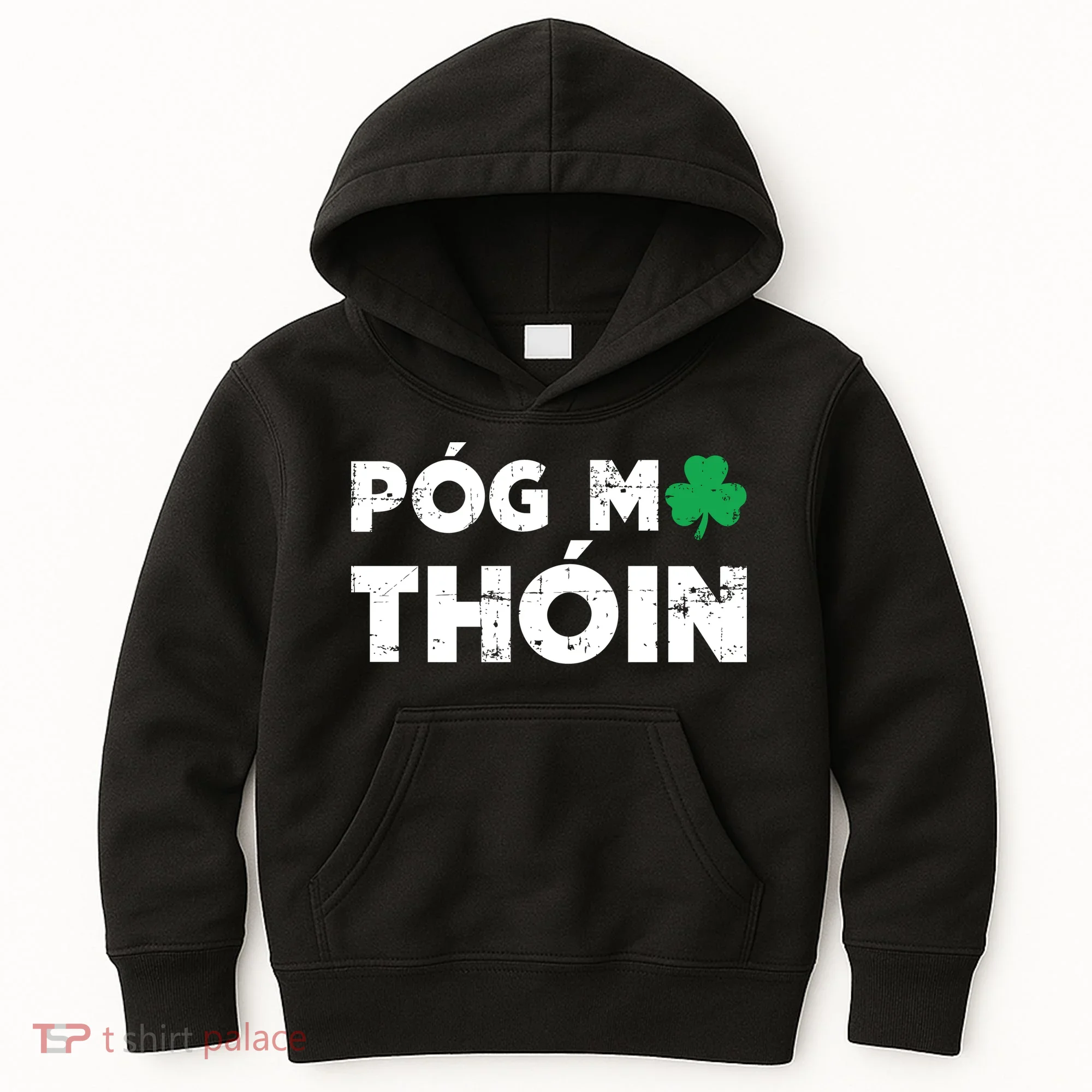 Pog Mo Thoin Shamrock Kids Hoodie