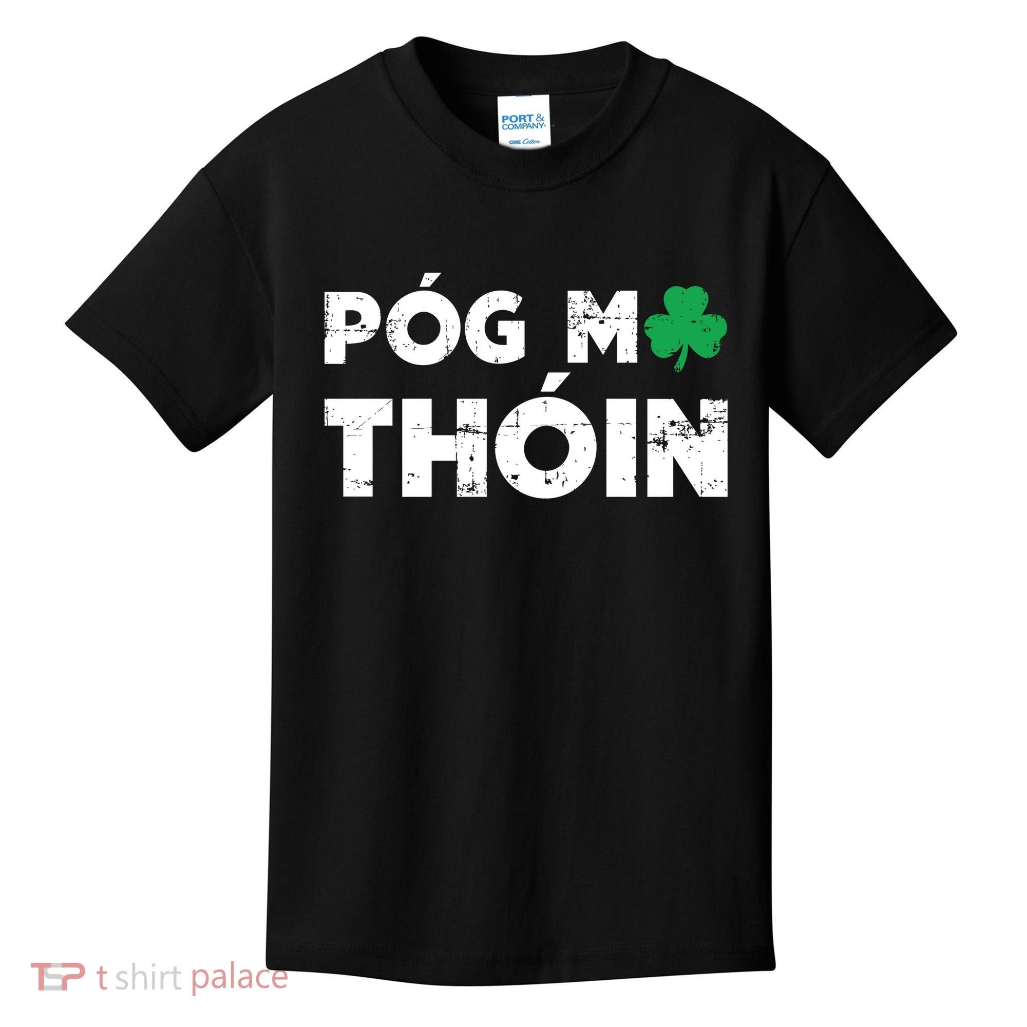 Pog Mo Thoin Shamrock Kids T-Shirt
