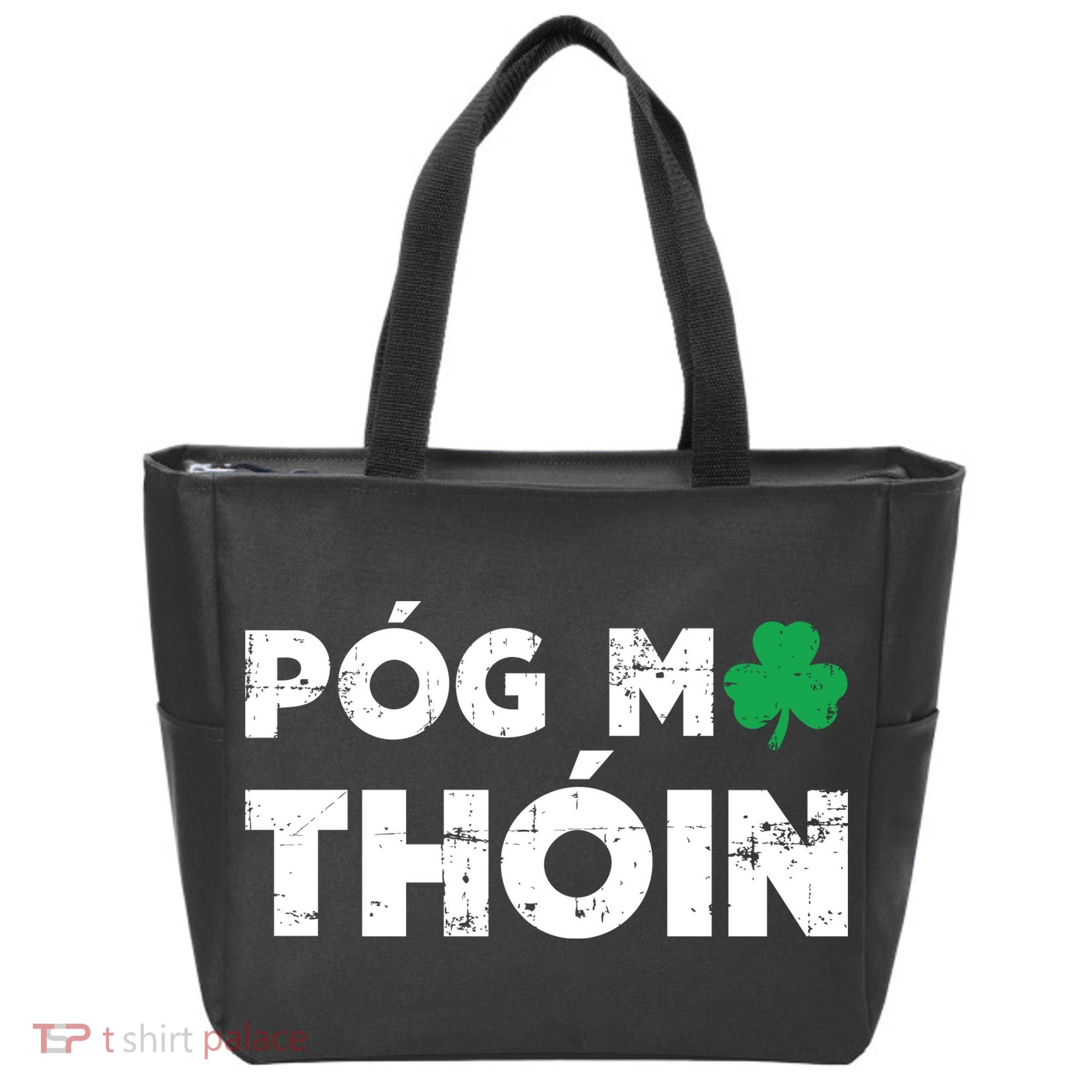 Pog Mo Thoin Shamrock Tote Bag