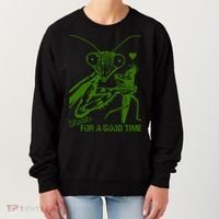 Praying Mantis Thanks For A Good Time Funny Women's Sweatshirt thumb 0