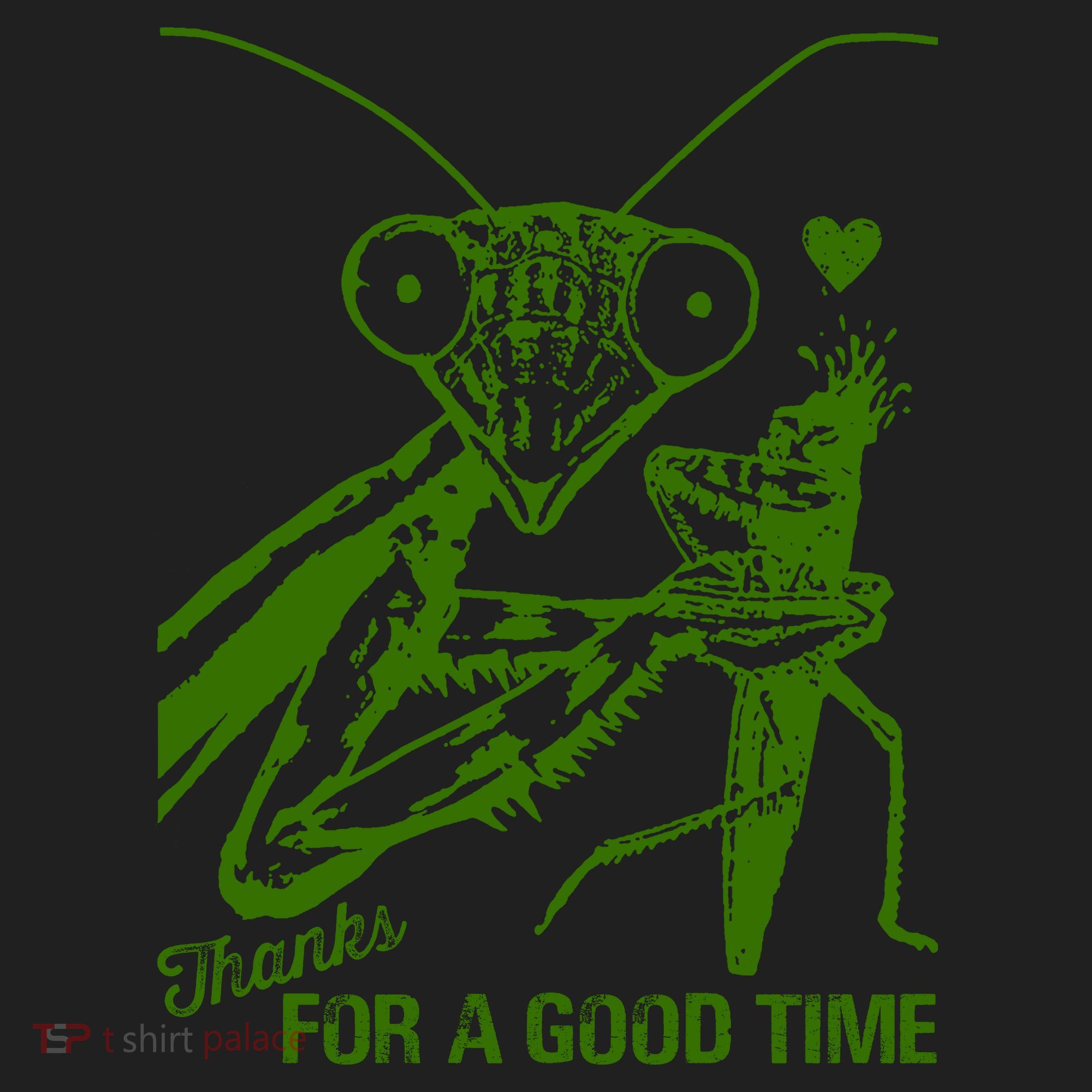 Praying Mantis Thanks For A Good Time Funny Women's Sweatshirt