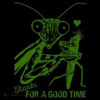 Praying Mantis Thanks For A Good Time Funny Coaster thumb 2