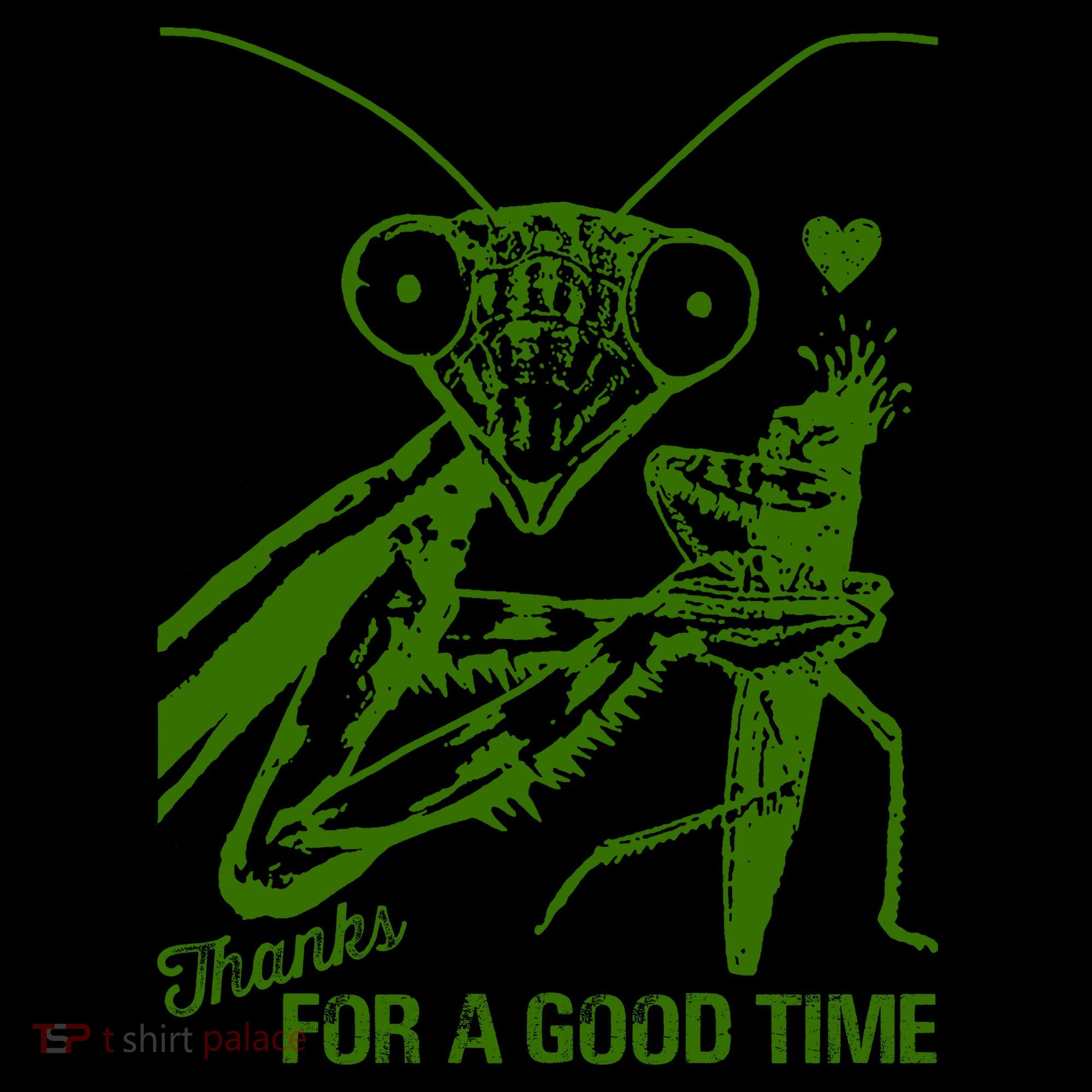 Praying Mantis Thanks For A Good Time Funny Tote Bag
