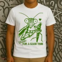 Praying Mantis Thanks For A Good Time Funny T-Shirt thumb 3