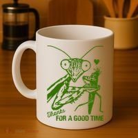 Praying Mantis Thanks For A Good Time Funny Coffee Mug thumb 4