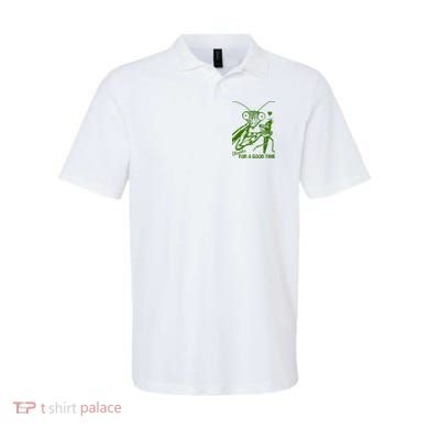 Praying Mantis Thanks For A Good Time Funny Polo