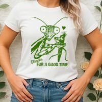 Praying Mantis Thanks For A Good Time Funny Women's T-Shirt thumb 2