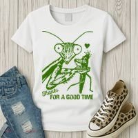 Praying Mantis Thanks For A Good Time Funny Women's T-Shirt thumb 3