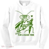 Praying Mantis Thanks For A Good Time Funny Kids Sweatshirt thumb 0