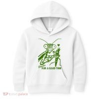 Praying Mantis Thanks For A Good Time Funny Kids Hoodie thumb 0