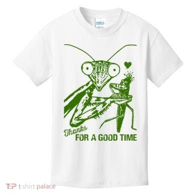 Praying Mantis Thanks For A Good Time Funny Kids T-Shirt