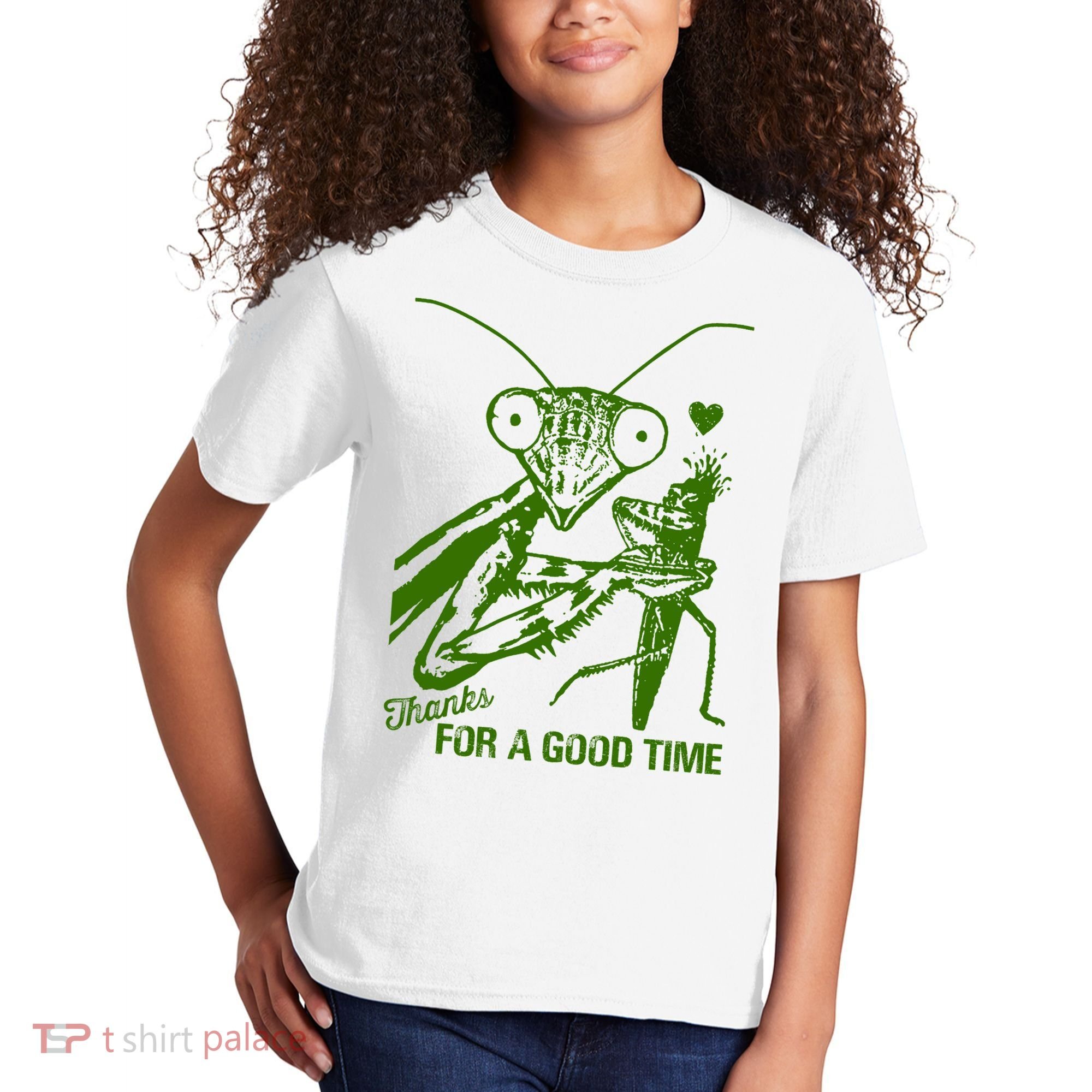 Praying Mantis Thanks For A Good Time Funny Kids T-Shirt
