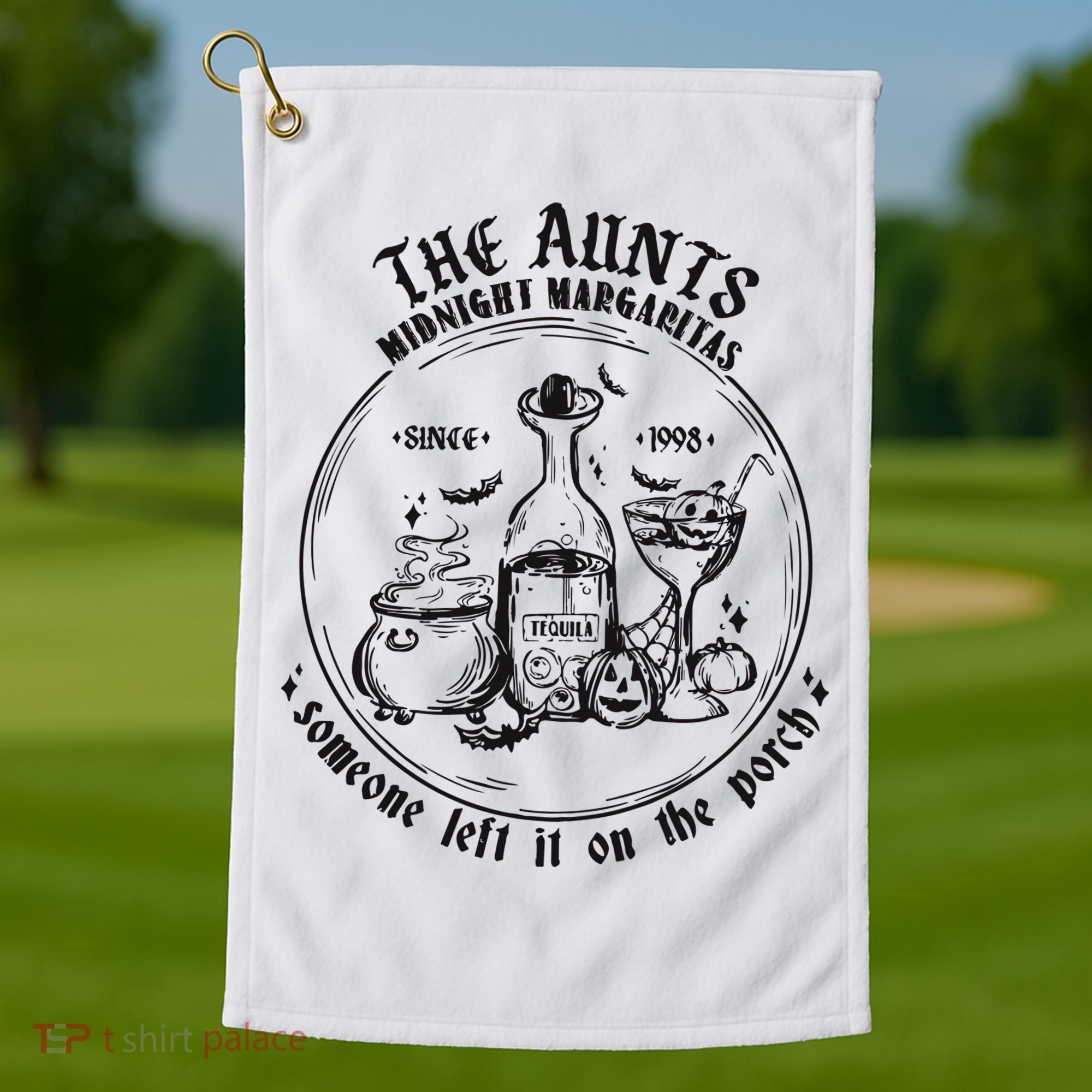 Practical Magic The Aunts Midnight Margaritas Golf Towel