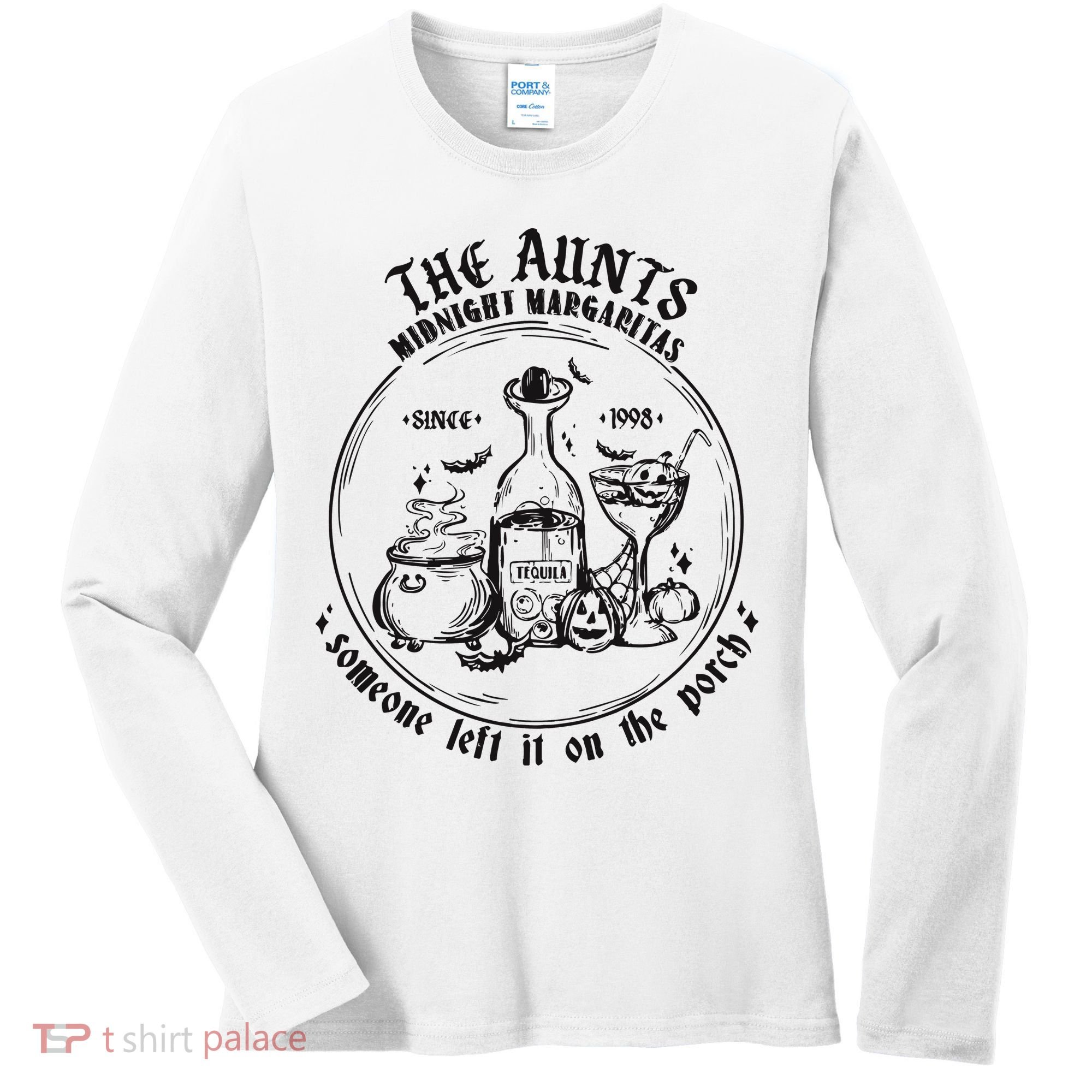 Practical Magic The Aunts Midnight Margaritas Women's Long Sleeve Shirt