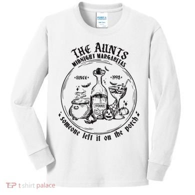 Practical Magic The Aunts Midnight Margaritas Kids Long Sleeve Shirt