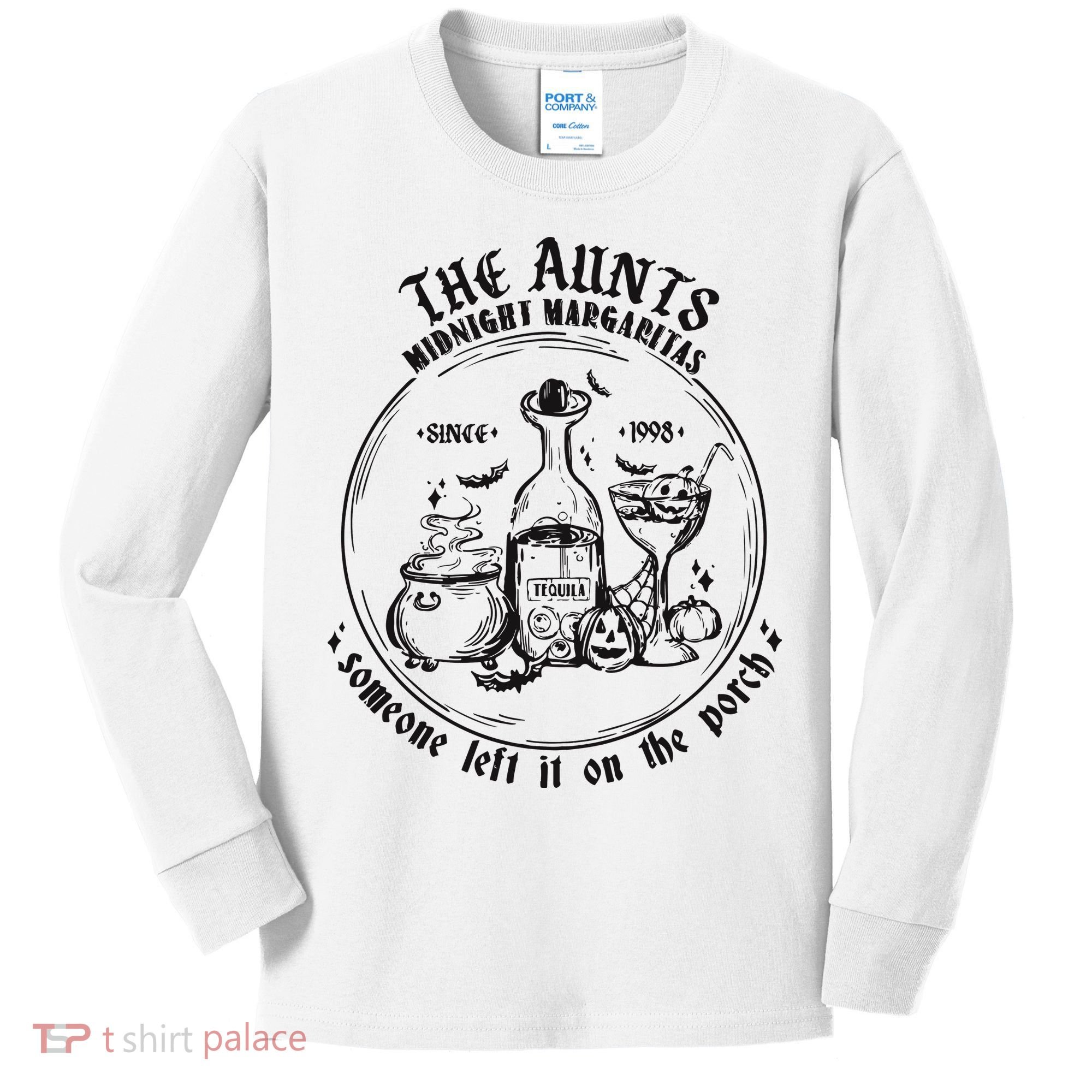 Practical Magic The Aunts Midnight Margaritas Kids Long Sleeve Shirt