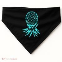 Party Mode Upside Down Pineapple Swinger Vanilla Swapping Great Gift USA-Made Doggie Bandana thumb 0