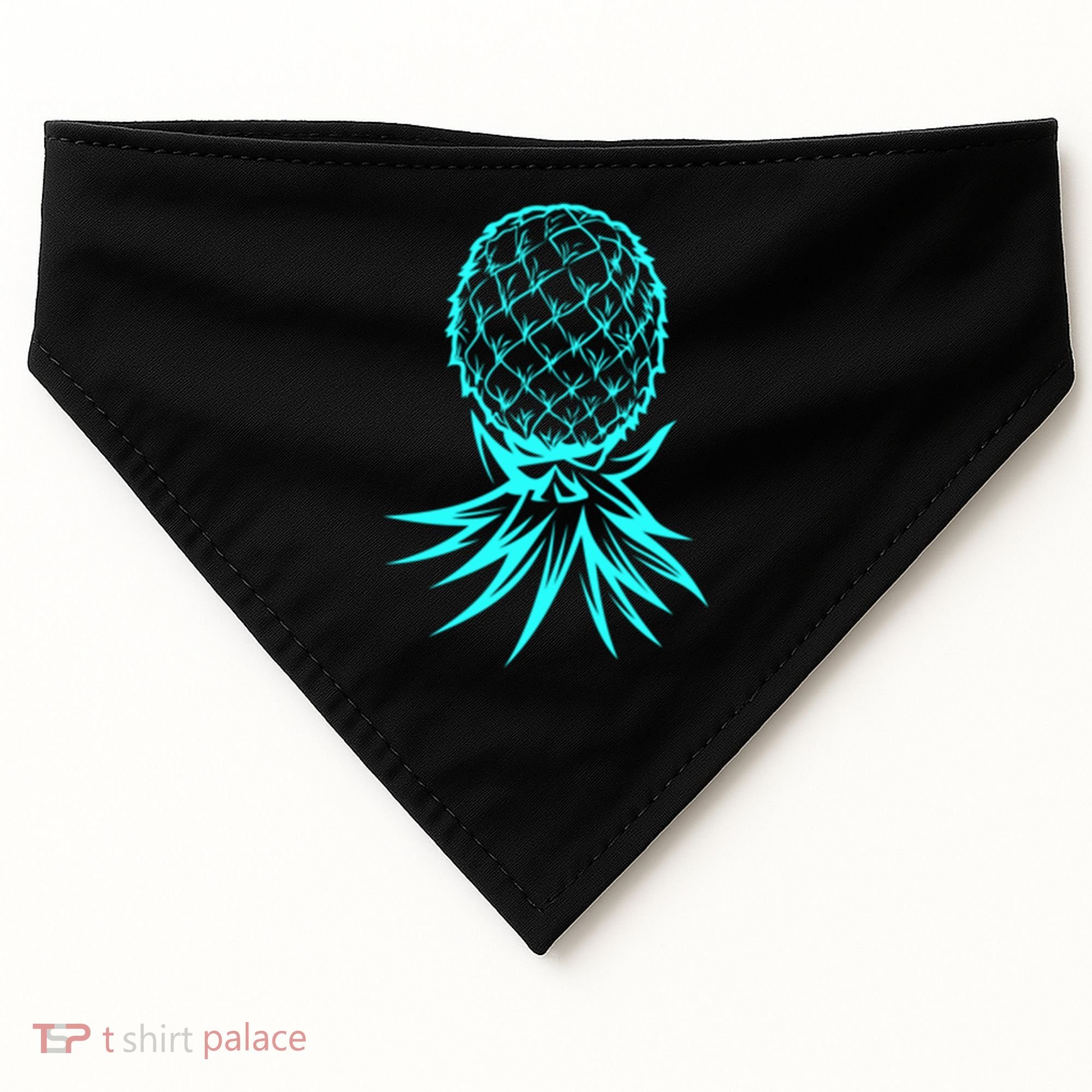 Party Mode Upside Down Pineapple Swinger Vanilla Swapping Great Gift USA-Made Doggie Bandana