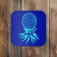 Party Mode Upside Down Pineapple Swinger Vanilla Swapping Great Gift Coaster thumb 0