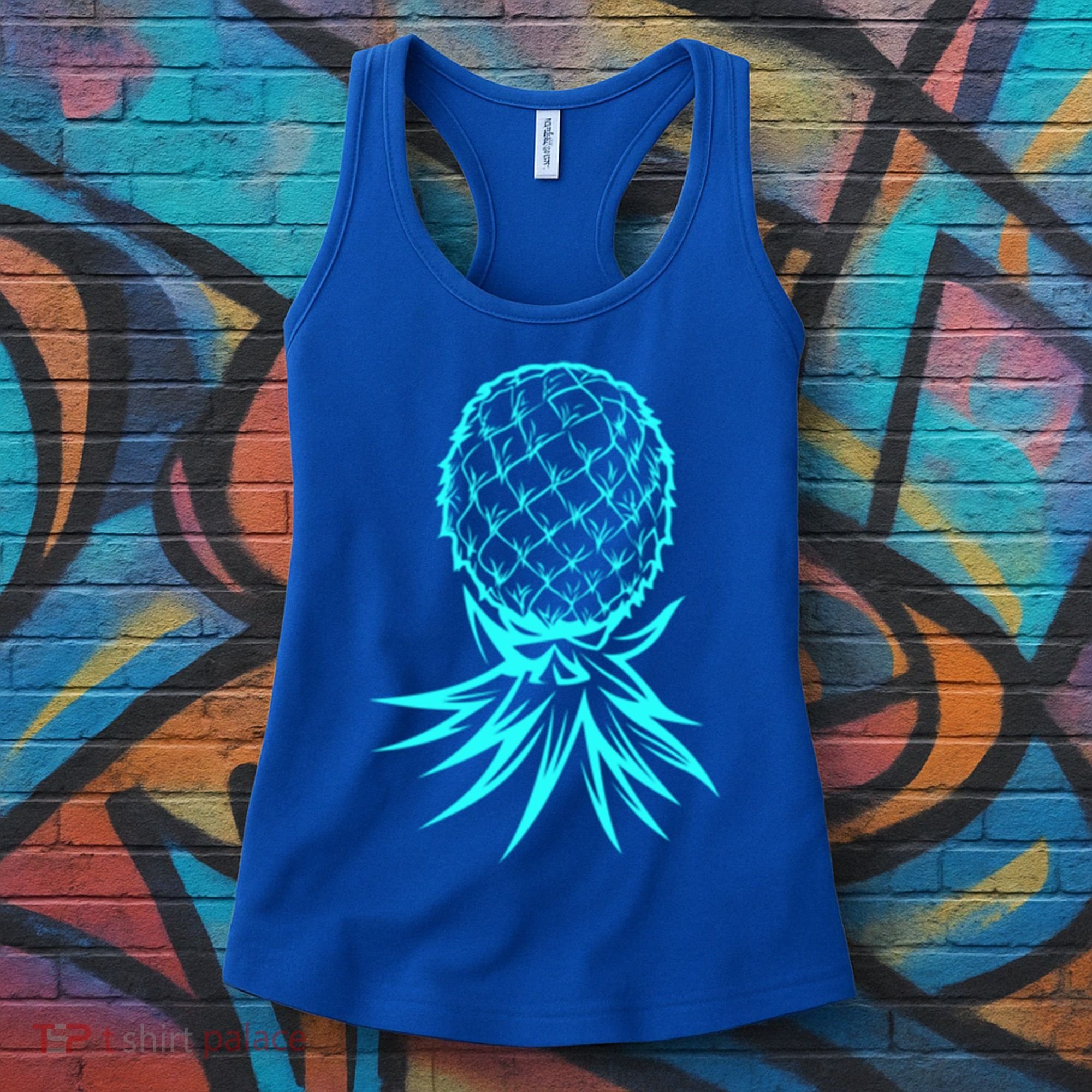 Party Mode Upside Down Pineapple Swinger Vanilla Swapping Great Gift Women's Tank Top