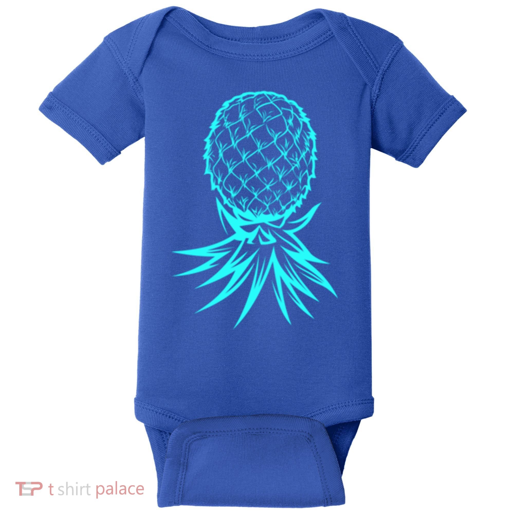 Party Mode Upside Down Pineapple Swinger Vanilla Swapping Great Gift Baby Bodysuit