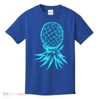 Party Mode Upside Down Pineapple Swinger Vanilla Swapping Great Gift Kids T-Shirt thumb 0