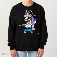 Pirate Magical Unicorn Women's Sweatshirt thumb 0