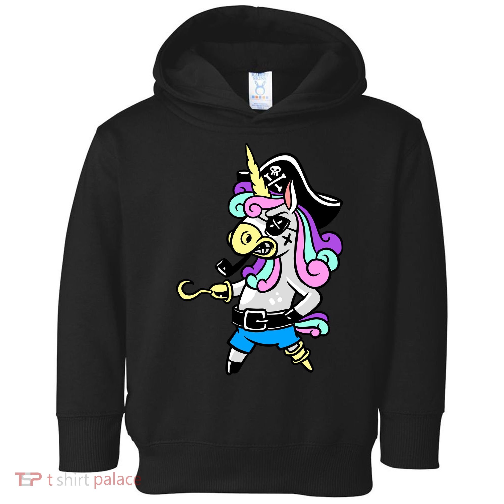 Pirate Magical Unicorn Toddler Hoodie