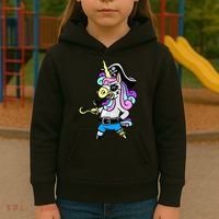 Pirate Magical Unicorn Kids Hoodie thumb 3