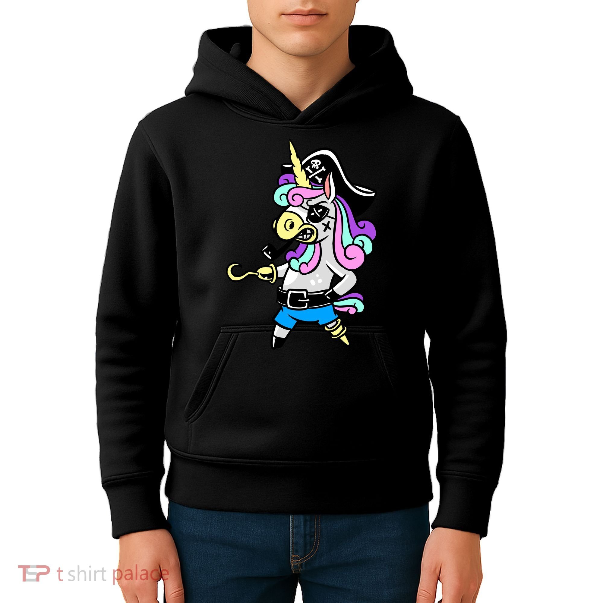 Pirate Magical Unicorn Kids Hoodie