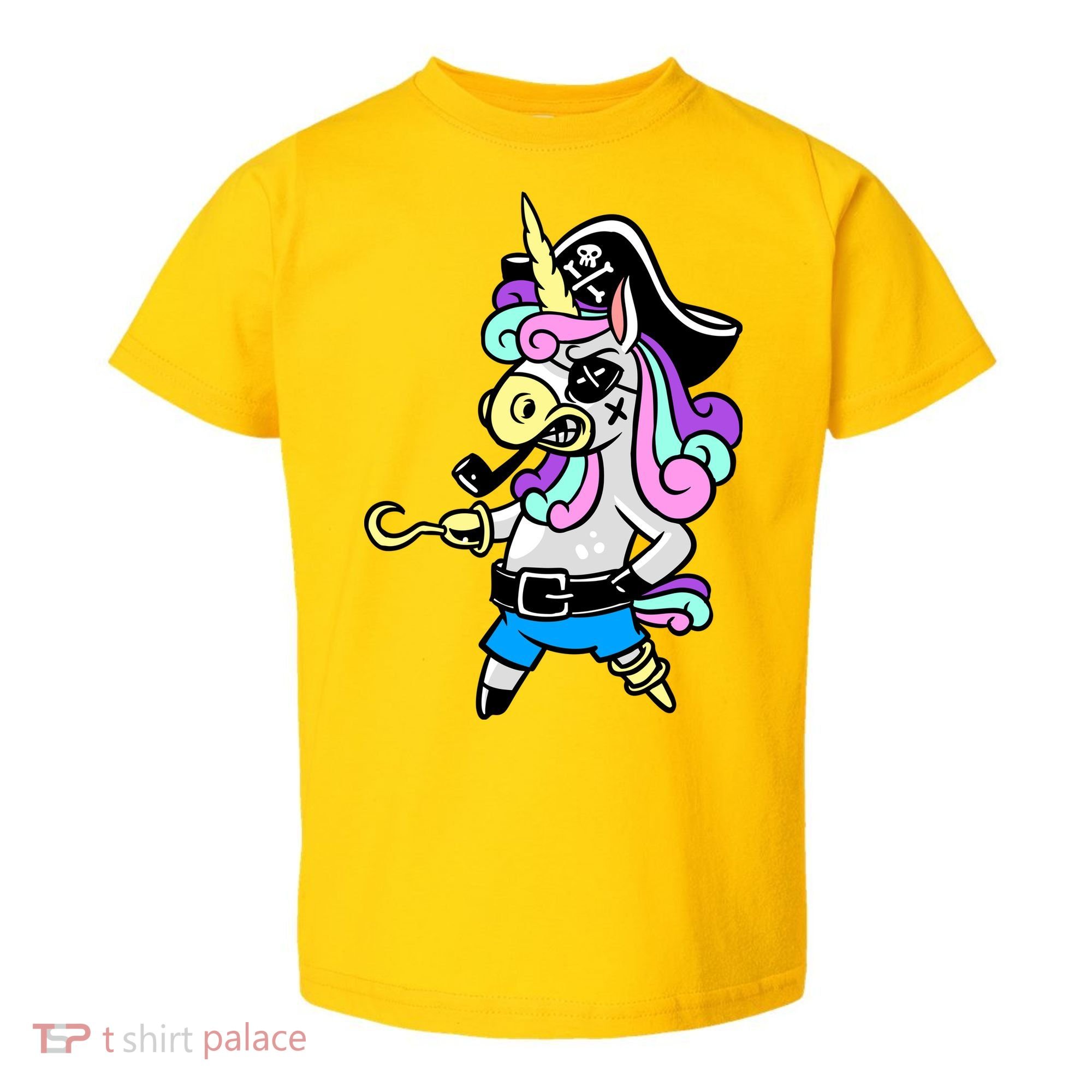 Pirate Magical Unicorn Toddler T-Shirt