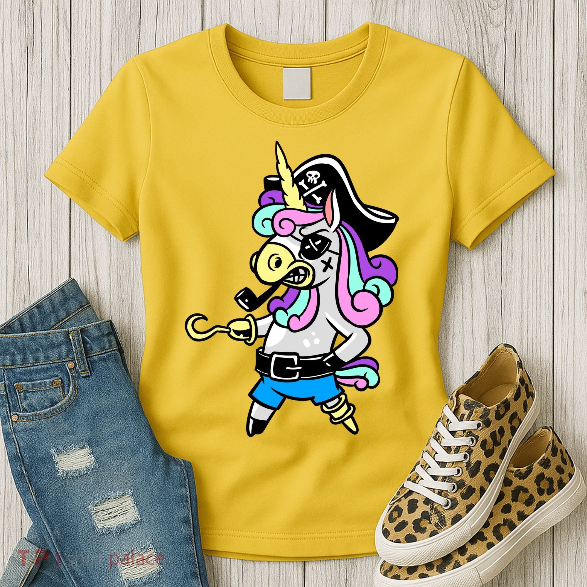Pirate Magical Unicorn Women's T-Shirt