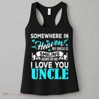 Proud My Uncle In Heaven Happy Fathers Day Proud Of Uncle Women's Tank Top thumb 3