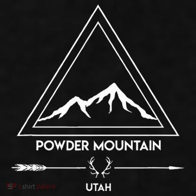 Powder Mountain Utah Ski Vacation Ladies PosiCharge Tri-Blend Wicking Tank