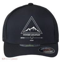 Powder Mountain Utah Ski Vacation Flexfit Unipanel Trucker Cap thumb 0