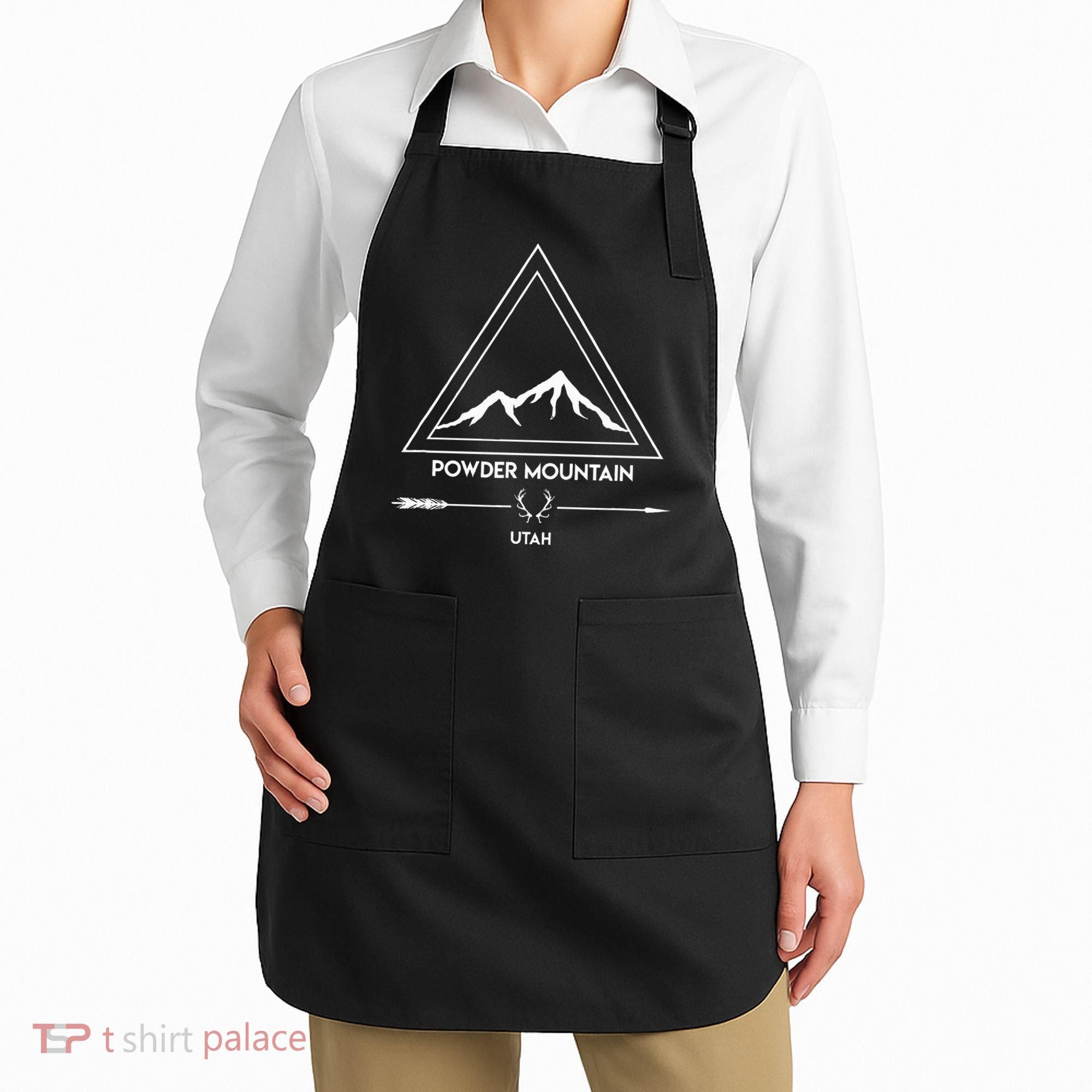 Powder Mountain Utah Ski Vacation Apron