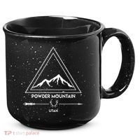 Powder Mountain Utah Ski Vacation 15oz Campfire Ceramic Mug thumb 0