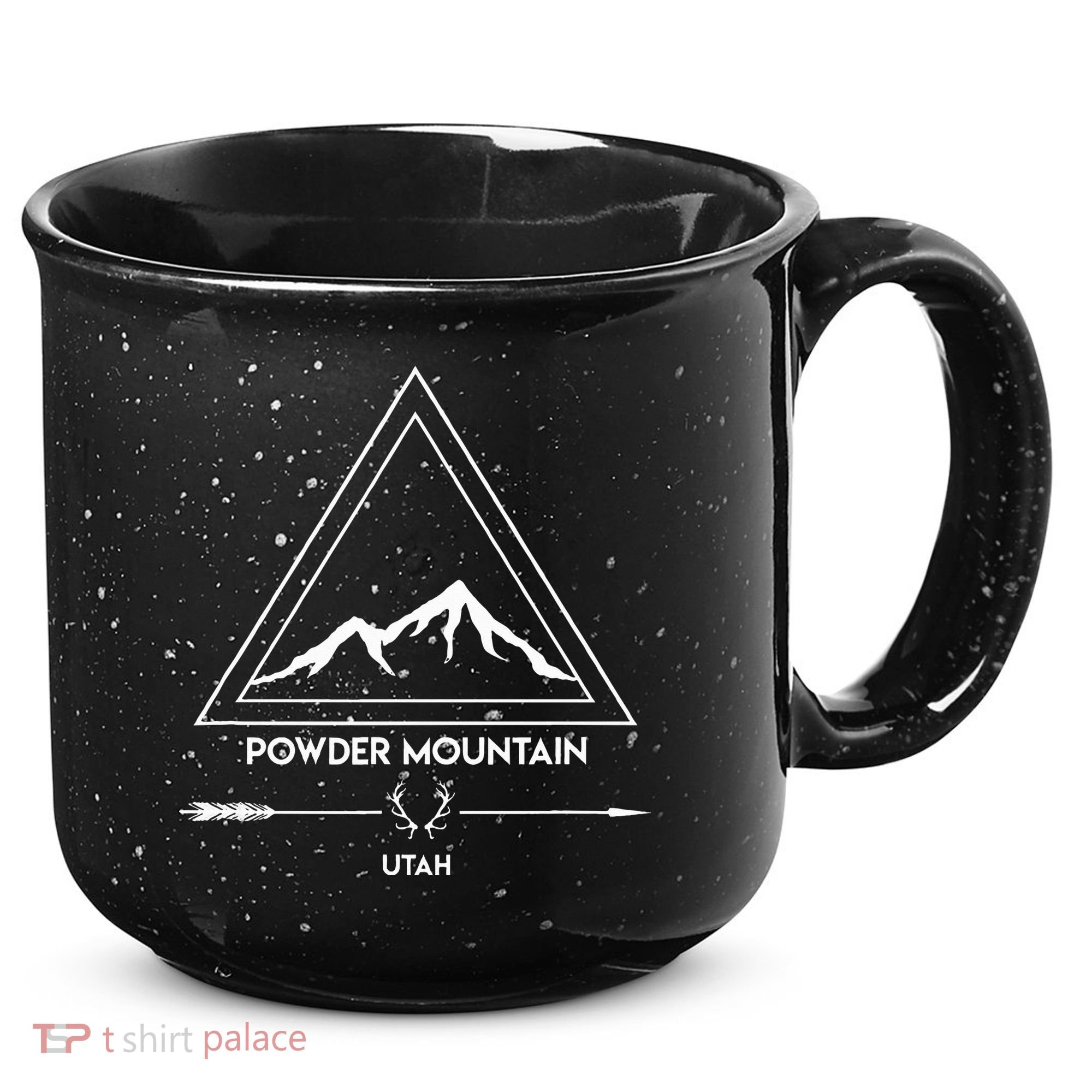 Powder Mountain Utah Ski Vacation 15oz Campfire Ceramic Mug