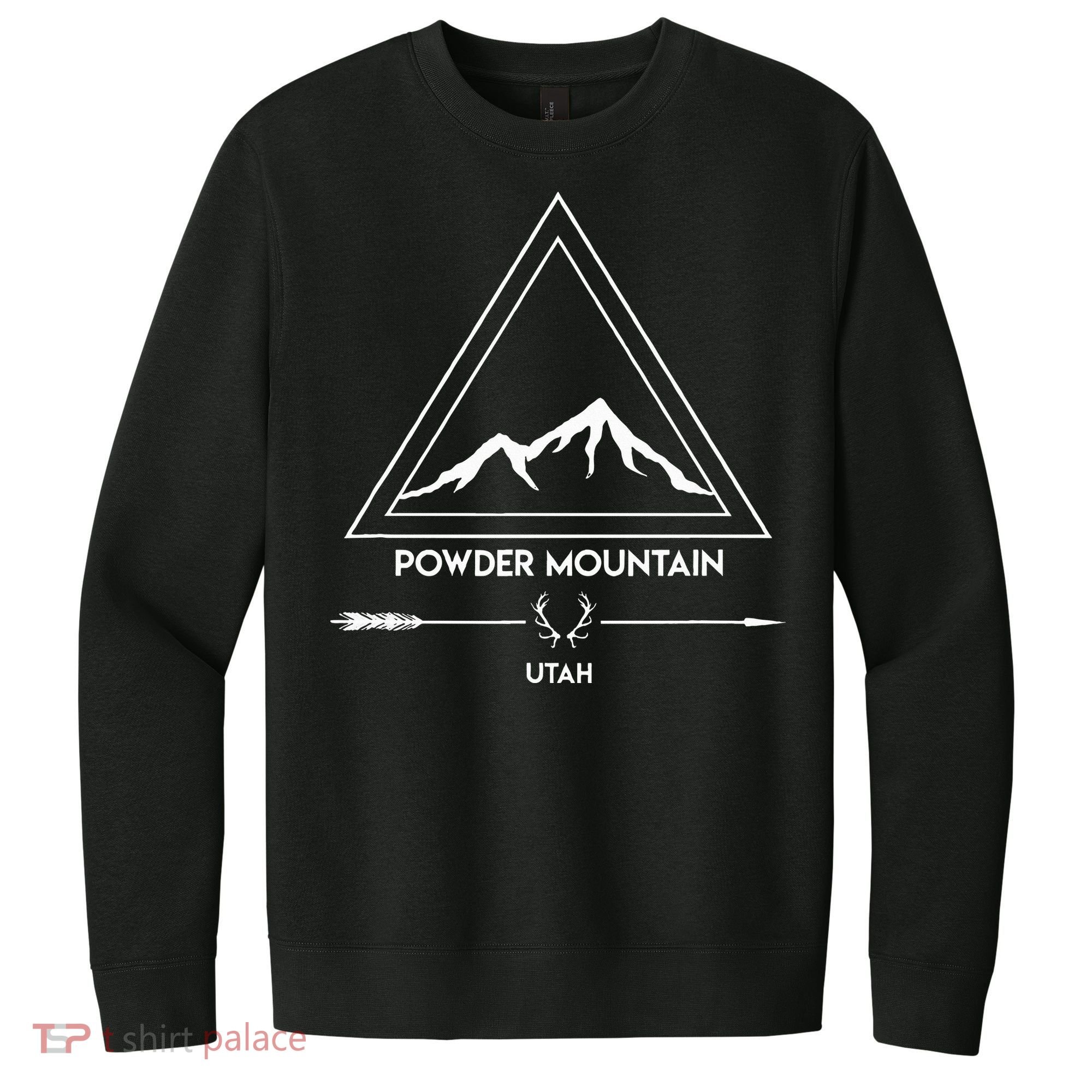 Powder Mountain Utah Ski Vacation V.I.T. Fleece Crew Sweatshirt