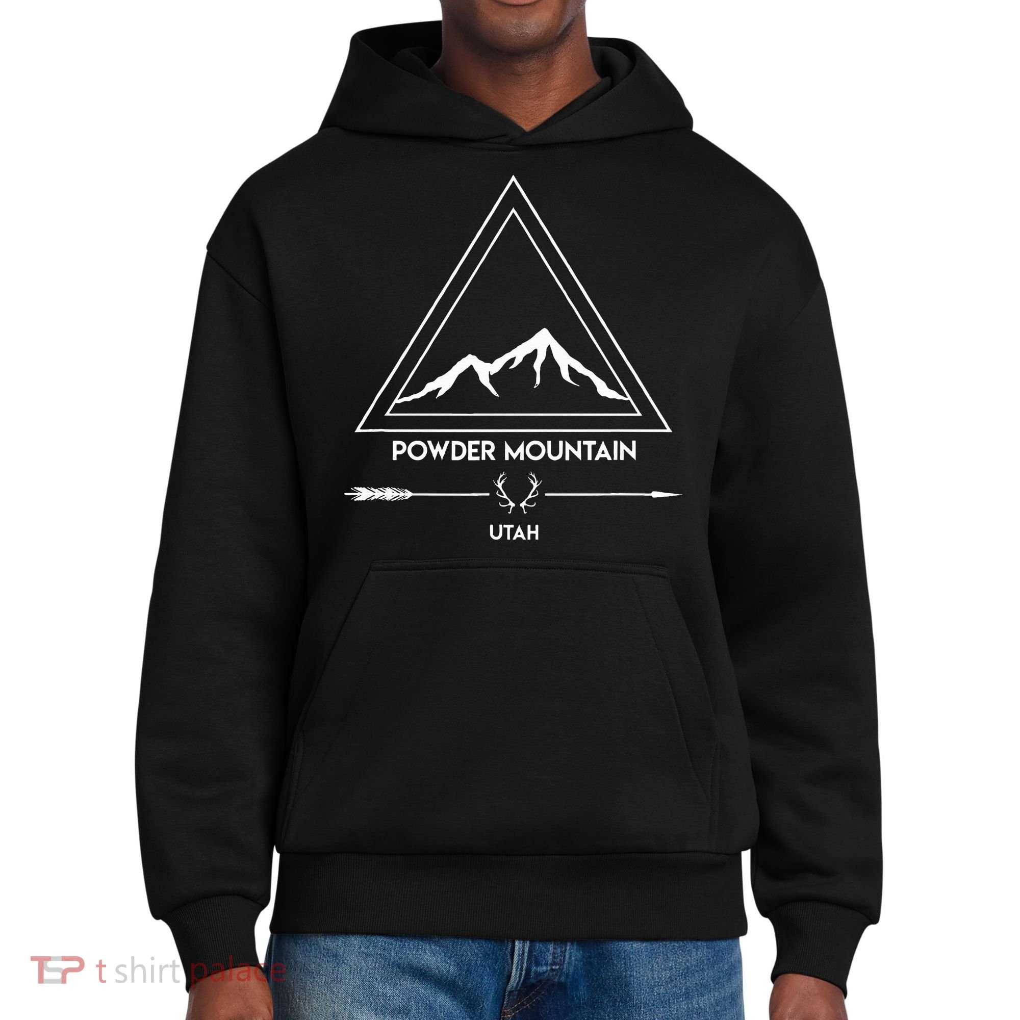 Powder Mountain Utah Ski Vacation District V.I.T. Heavyweight Hoodie