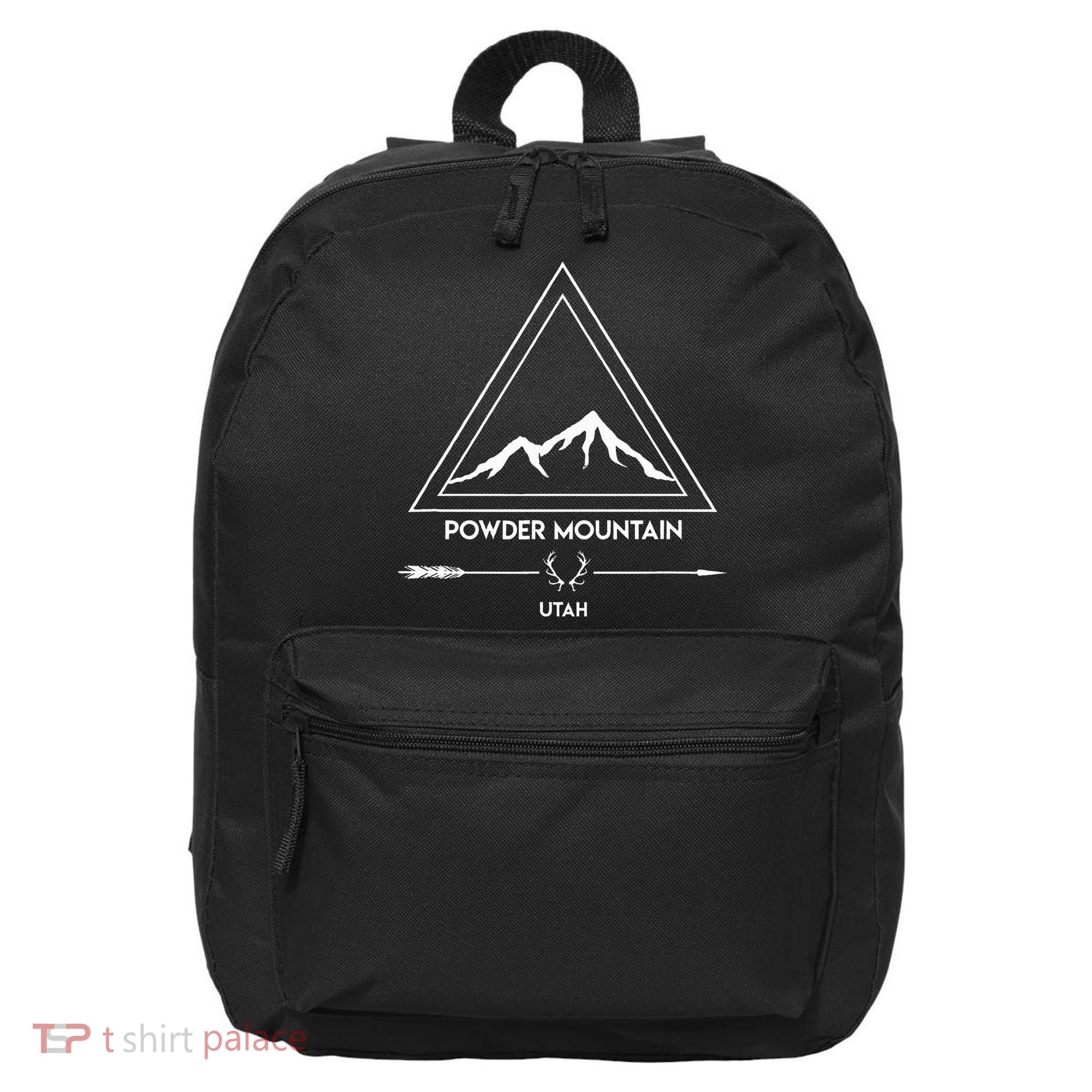 Powder Mountain Utah Ski Vacation 16 in Basic Backpack
