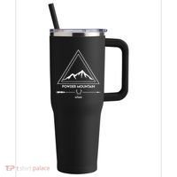 Powder Mountain Utah Ski Vacation 40oz Vacuum Insulated Stainless Steel Travel Tumbler thumb 0