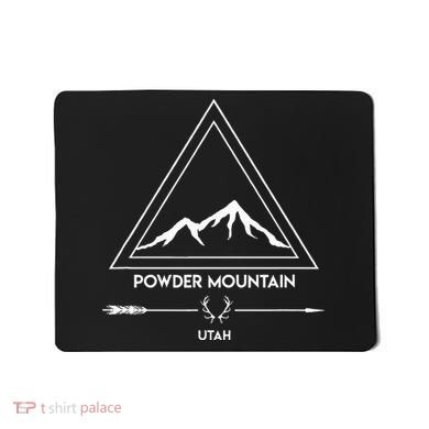 Powder Mountain Utah Ski Vacation Mousepad