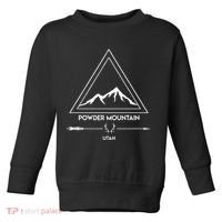 Powder Mountain Utah Ski Vacation Toddler Sweatshirt thumb 0