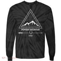 Powder Mountain Utah Ski Vacation Tie-Dye Long Sleeve Shirt thumb 0