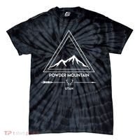 Powder Mountain Utah Ski Vacation Tie-Dye T-Shirt thumb 0