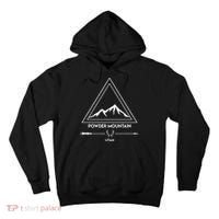 Powder Mountain Utah Ski Vacation Tall Hoodie thumb 0